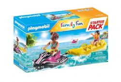 PLAYMOBIL FAMILY FUN - STARTER PACK SCOOTER DES MERS ET BANANE FLOTTANTE #70906